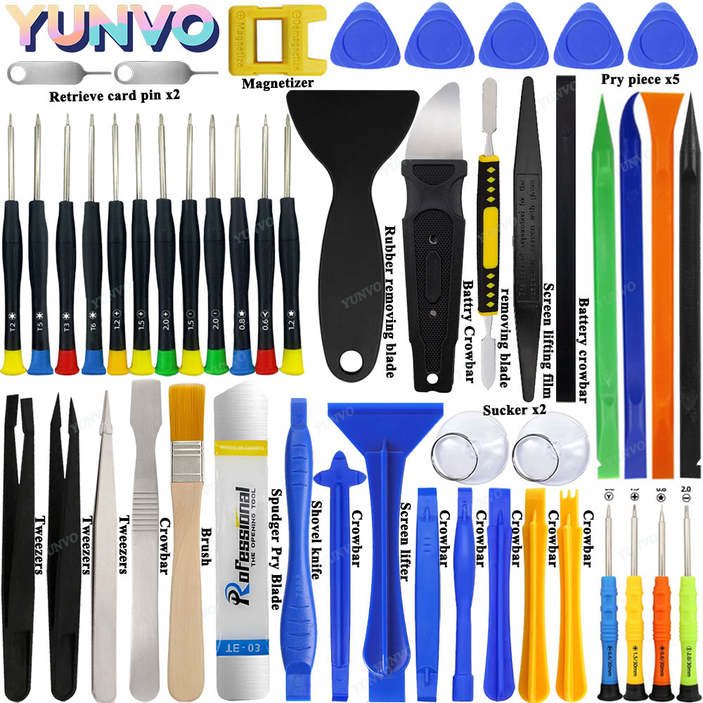Phone Repair Kit - Mobile Phone Disassembly Repair Tools for
