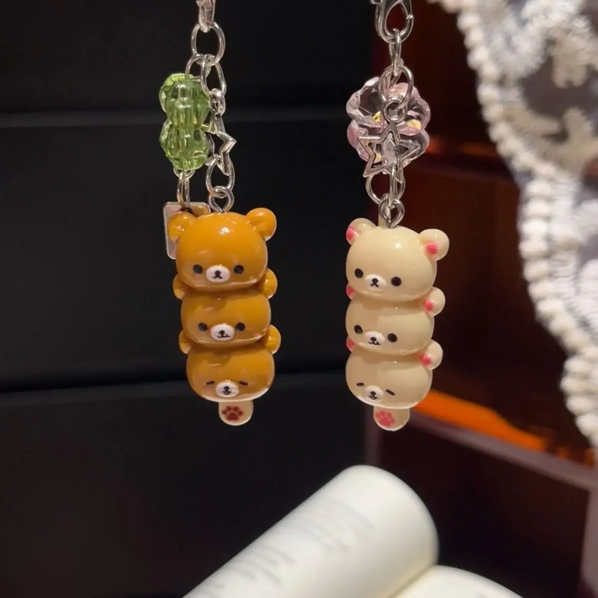 Cute Kawaii 3D Bear Phone Char - Phone Accessories For Teen Girls recension och pris