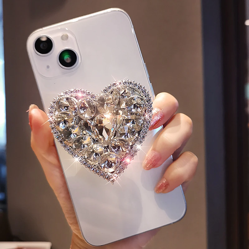 3D Cute Diamond Heart Shape Fo - Phone Accessories Vending Machine recension och pris