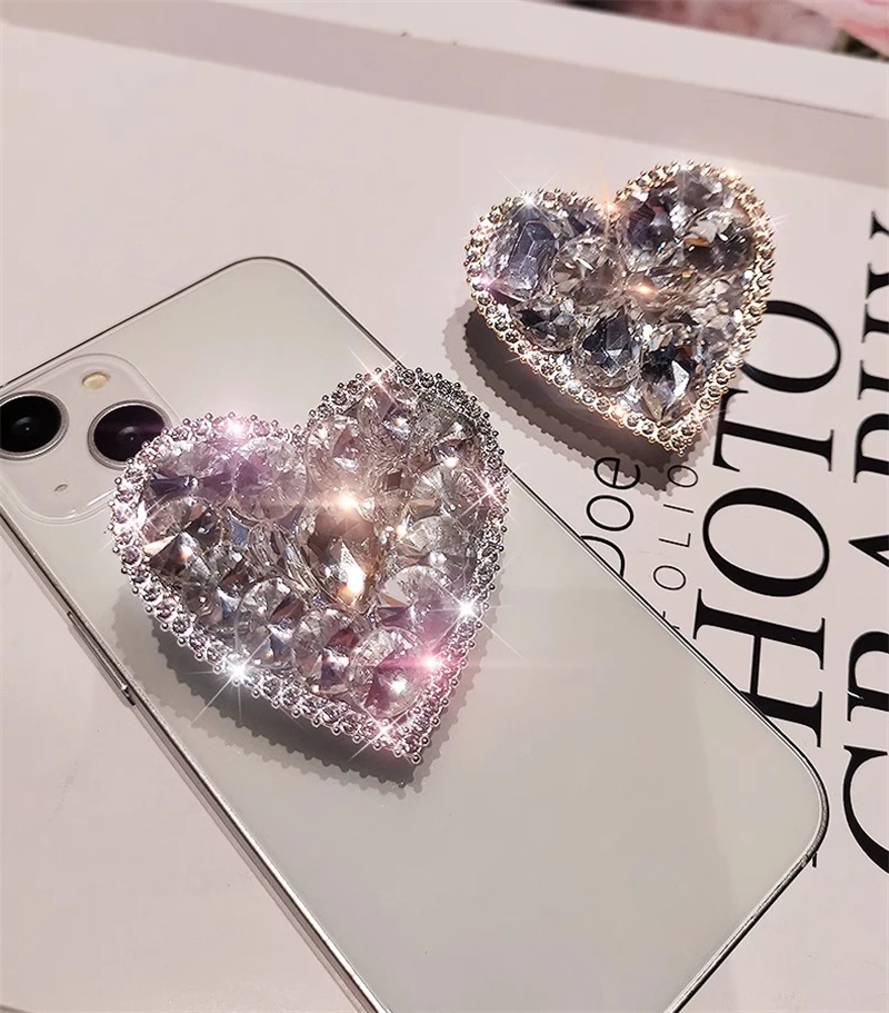 3D Cute Diamond Heart Shape Fo - Phone Accessories Vending Machine recension och pris