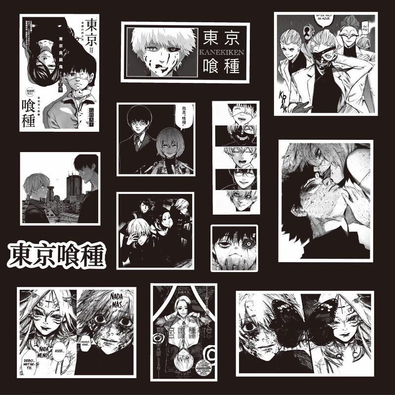 70pcs Black White Hot Anime To - Phone Accessories Tokyo recension och pris