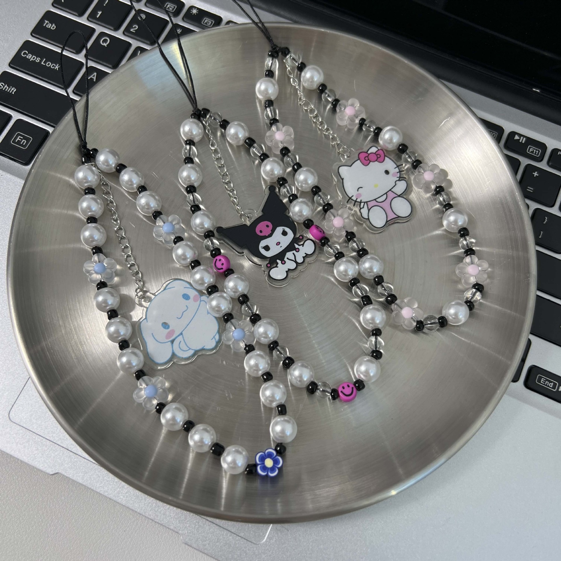 INS Cute Kuromi Hello Kitty Ph - Lanyard Phone Strap recension och pris