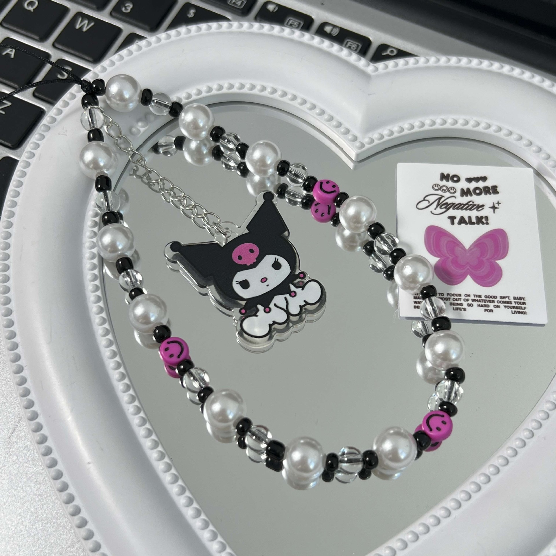 INS Cute Kuromi Hello Kitty Ph - Lanyard Phone Strap recension och pris