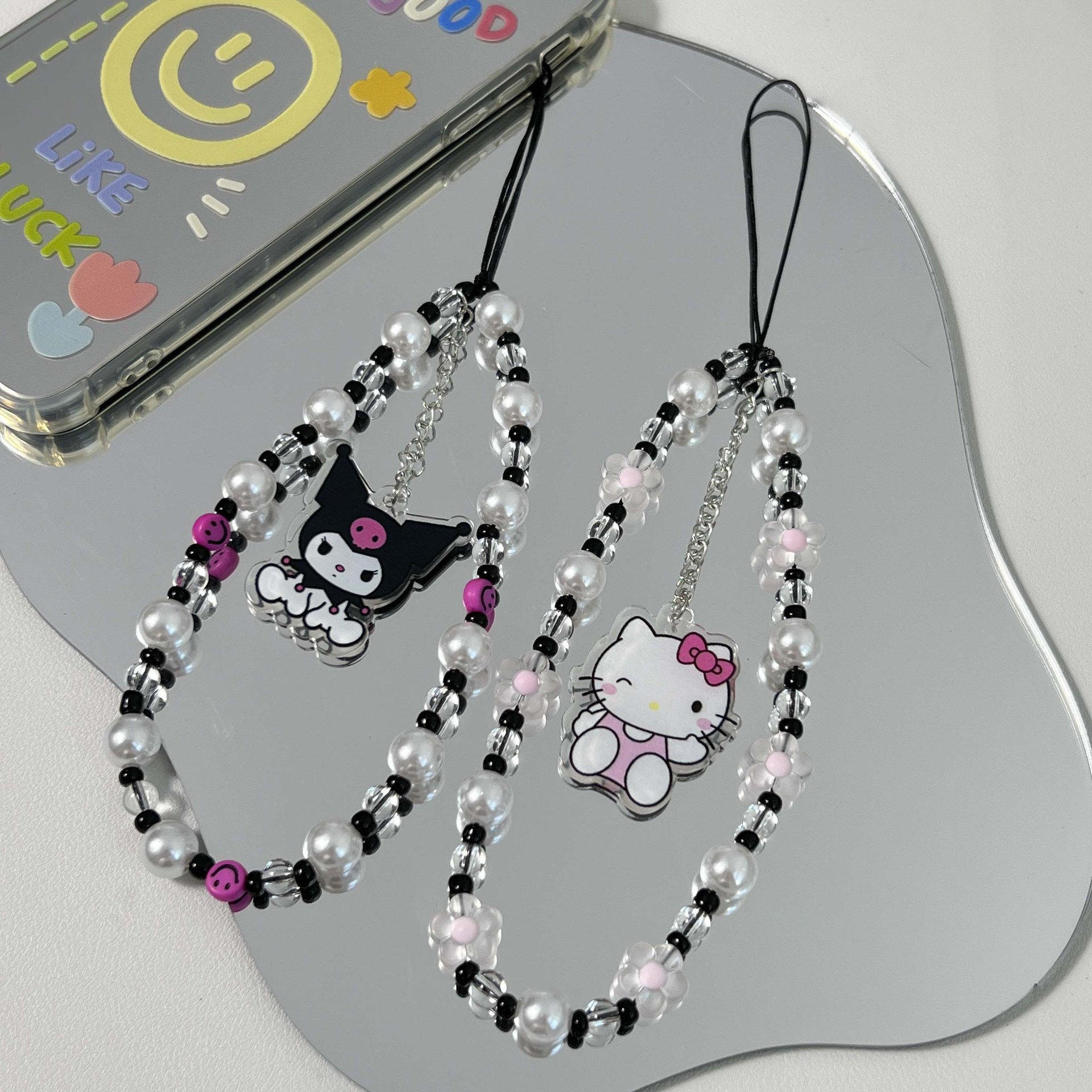 INS Cute Kuromi Hello Kitty Ph - Lanyard Phone Strap recension och pris