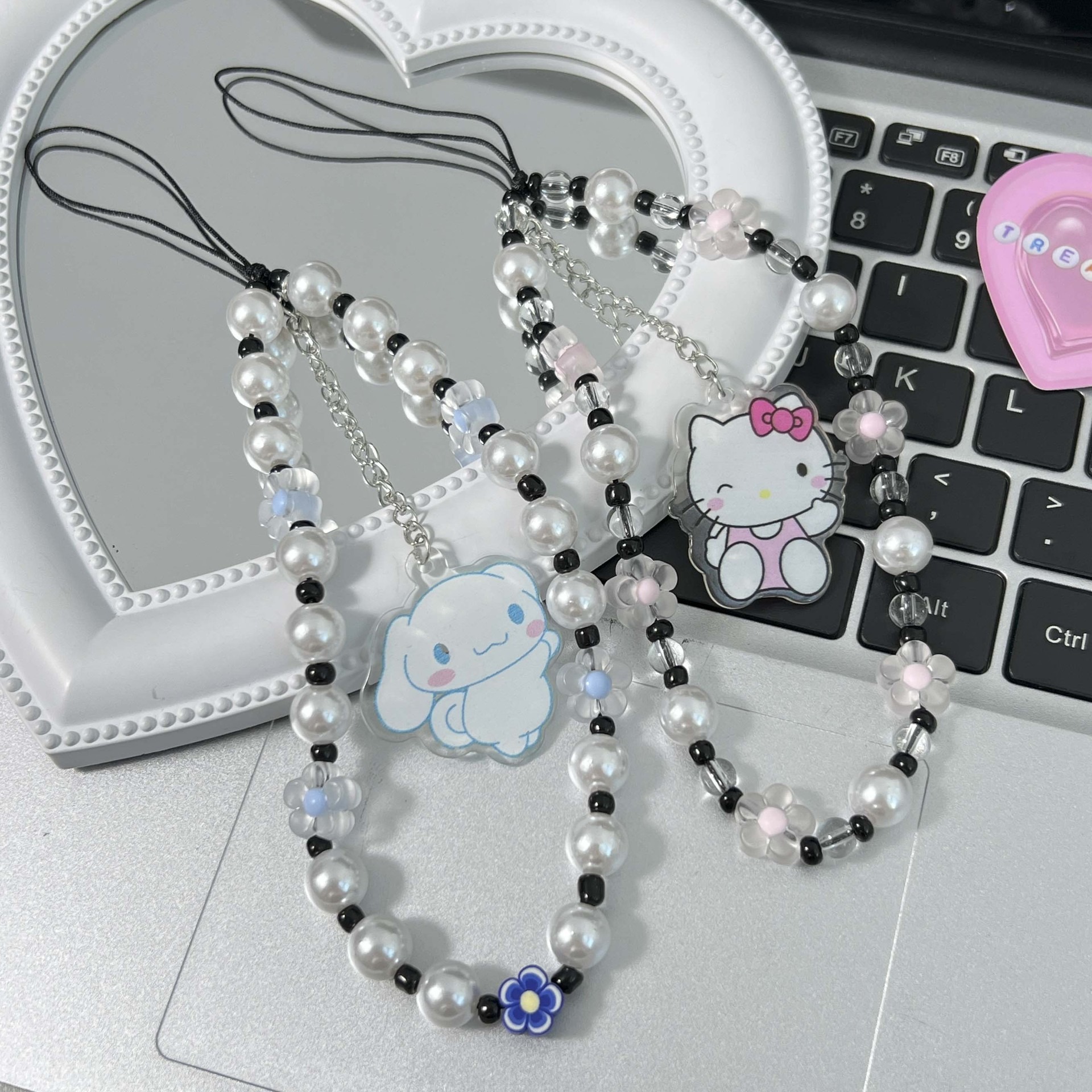 INS Cute Kuromi Hello Kitty Ph - Lanyard Phone Strap recension och pris