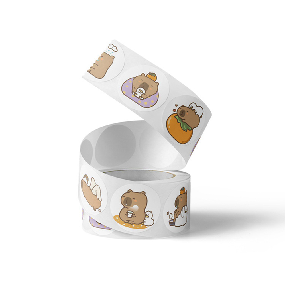 500Pcs Per Roll Cute Capybara  - Phone Accessories Aesthetic recension och pris