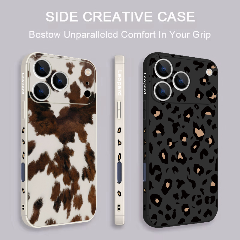 Leopard Print TPU Phone Case F - Lanyard Phone Strap recension och pris