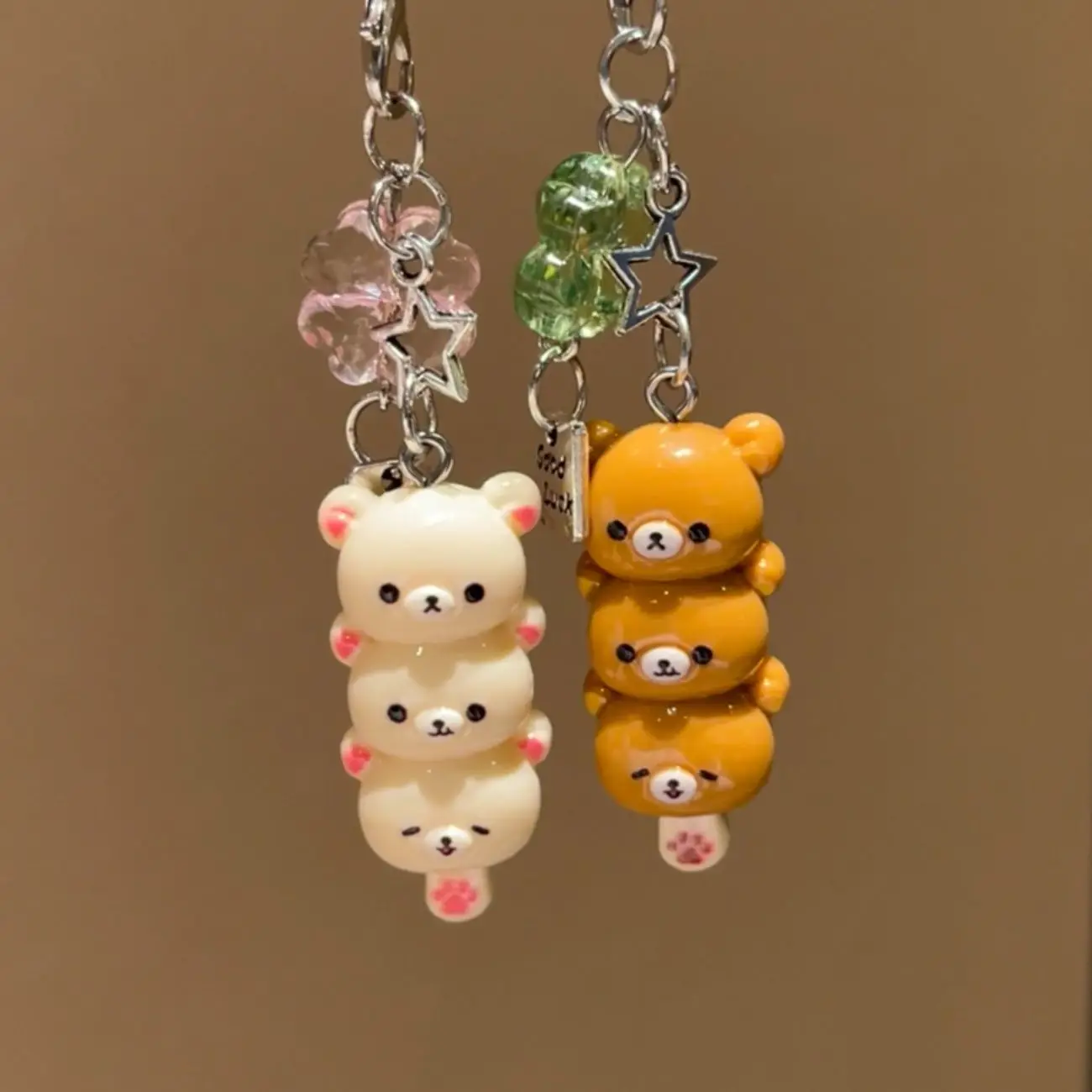 Cute Bear Beaded Phone Charms  - Phone Accessories For Teen Girls recension och pris