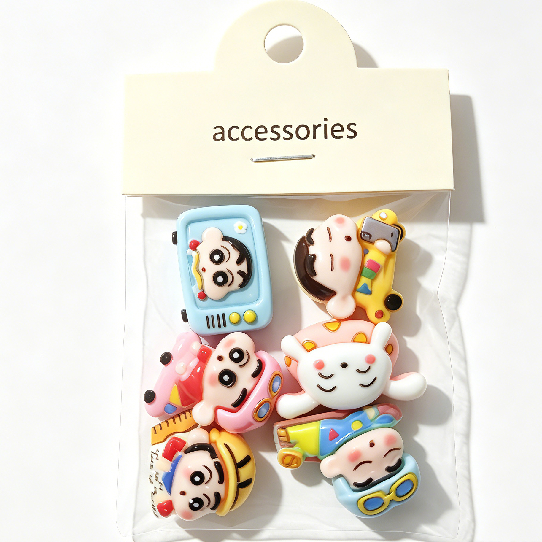 Kawaii Crayon Shin-chan Resin  - Phone Accessories Doll recension och pris