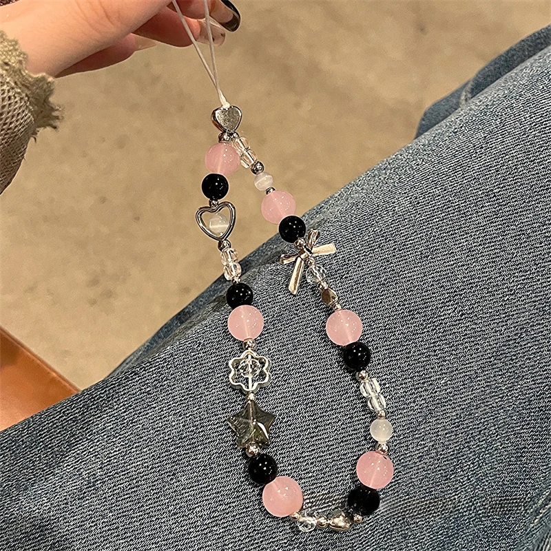 Korean Y2K Lovely Flower Heart - Phone Accessories Aesthetic recension och pris