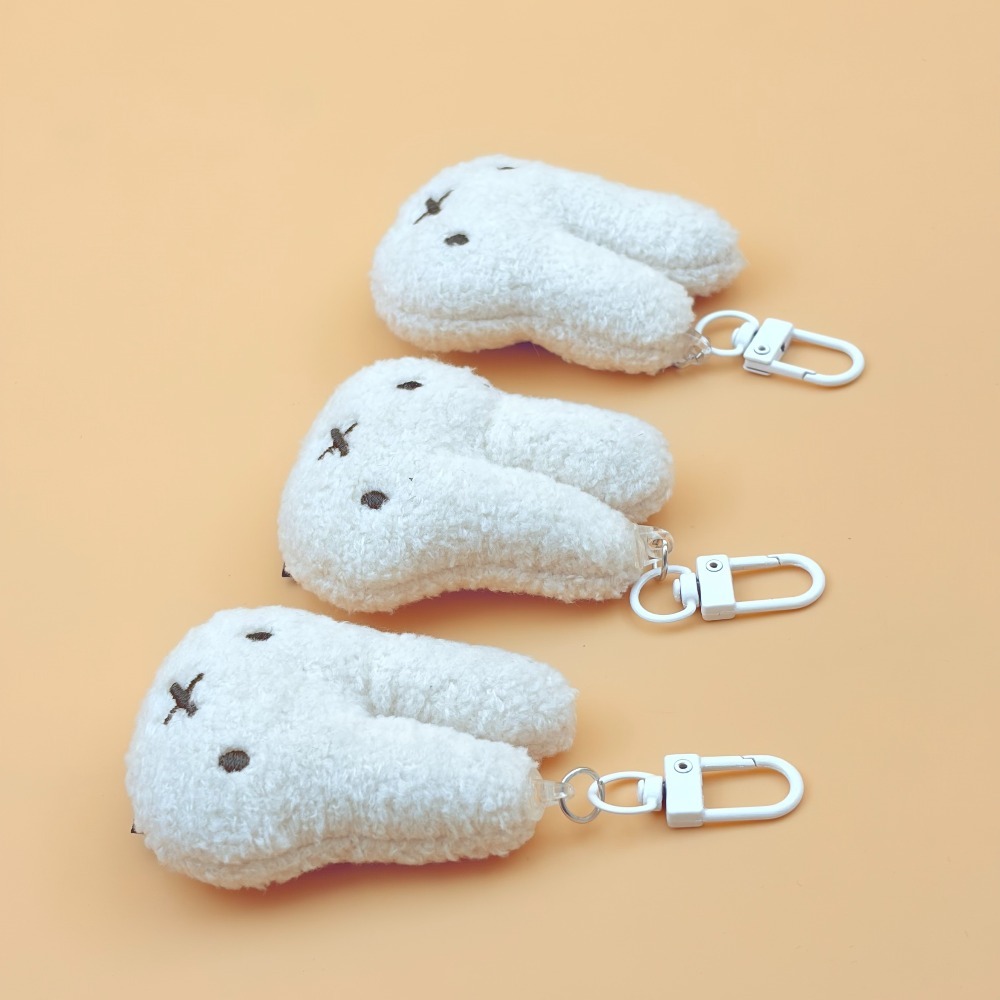 Kawaii Miffy Rabbit Plush Keyc - Phone Accessories Doll recension och pris