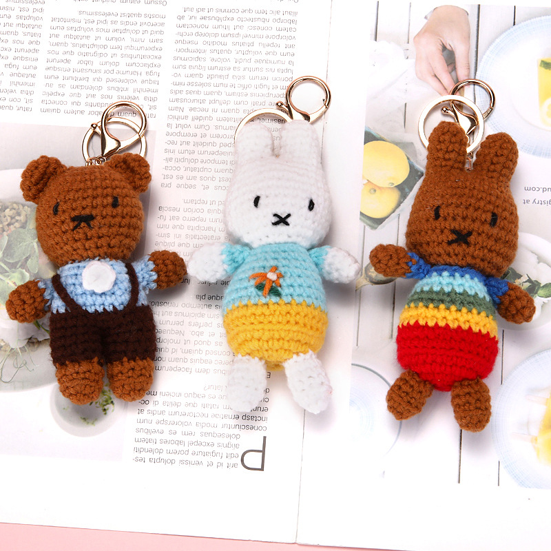 Kawaii Miffy Keychain Cartoon  - Phone Accessories Doll recension och pris