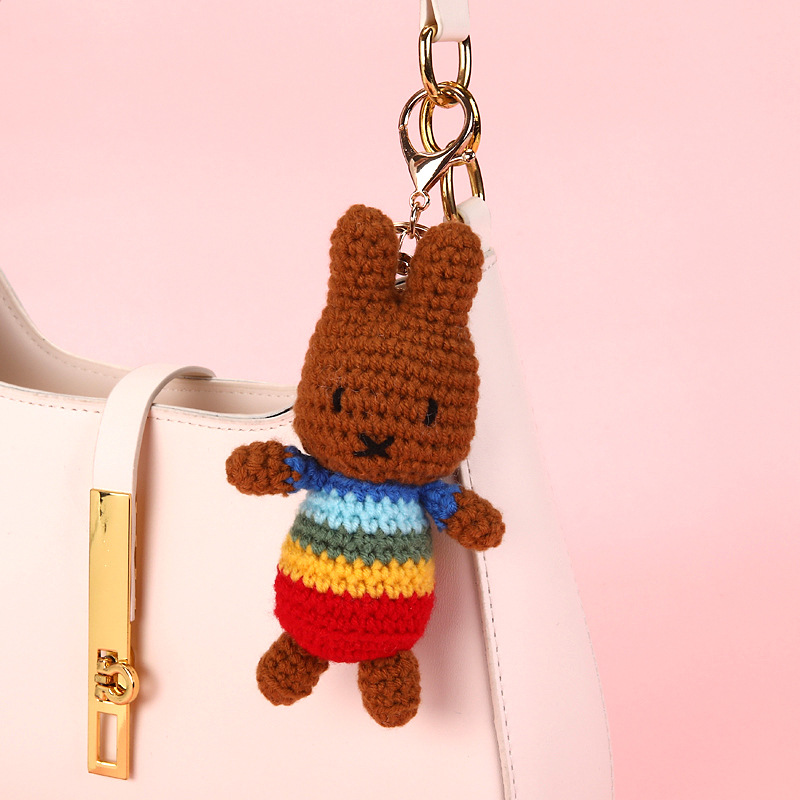 Kawaii Miffy Keychain Cartoon  - Phone Accessories Doll recension och pris