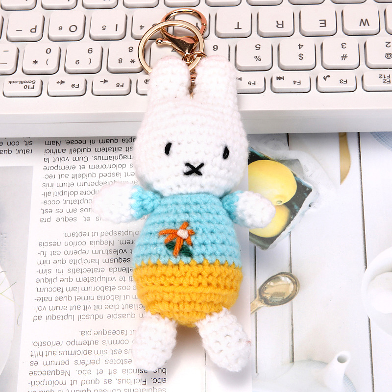Kawaii Miffy Keychain Cartoon  - Phone Accessories Doll recension och pris
