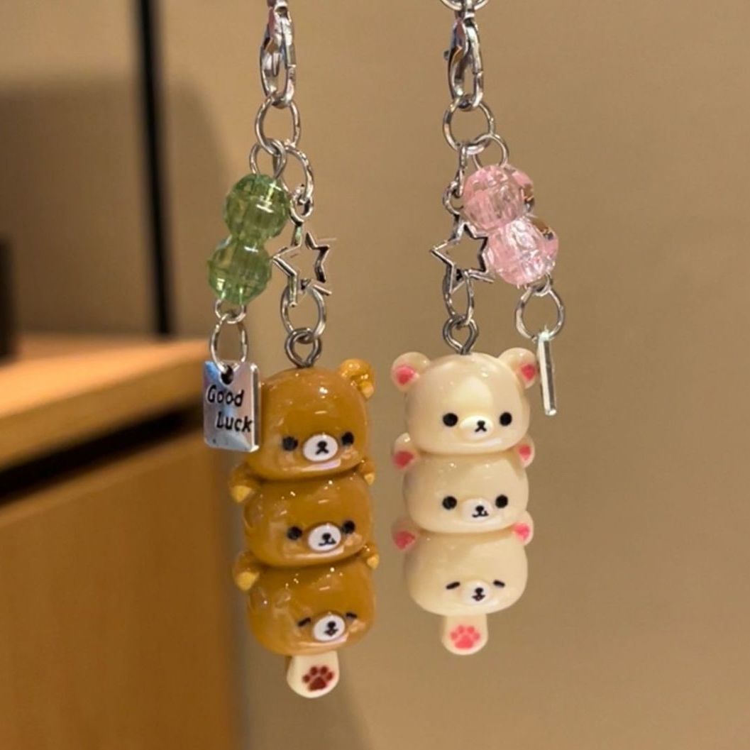 Cute Kawaii 3D Bear Phone Char - Phone Accessories For Teen Girls recension och pris