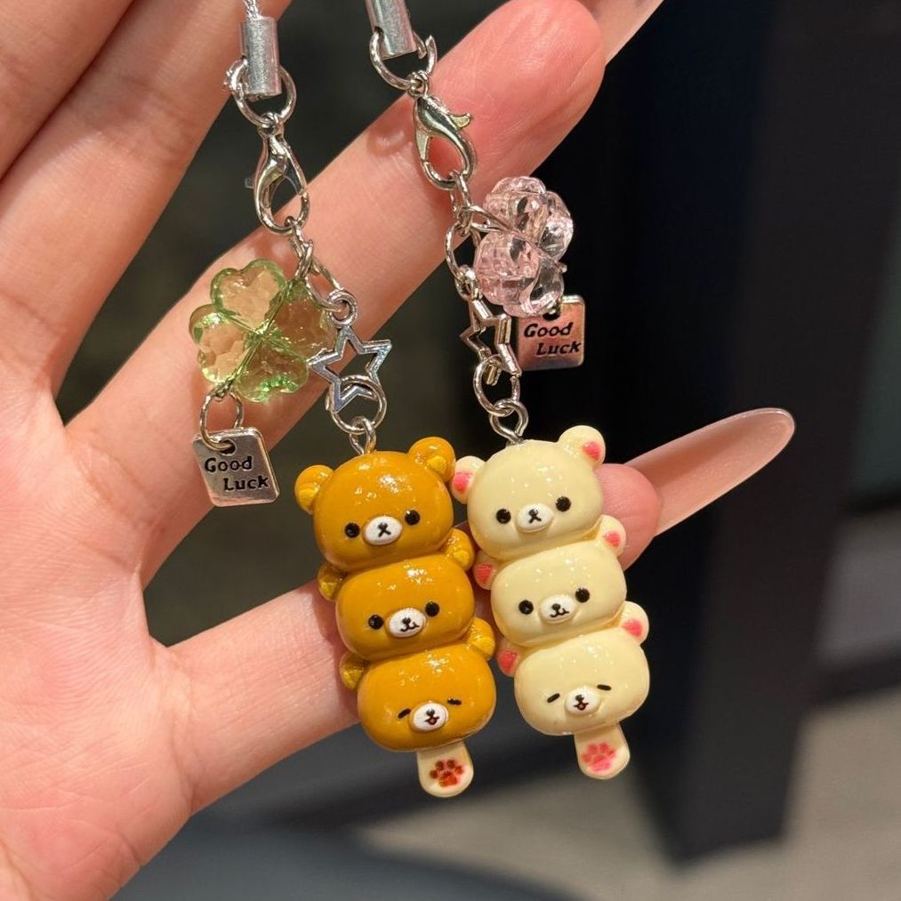 Cute Kawaii 3D Bear Phone Char - Phone Accessories For Teen Girls recension och pris