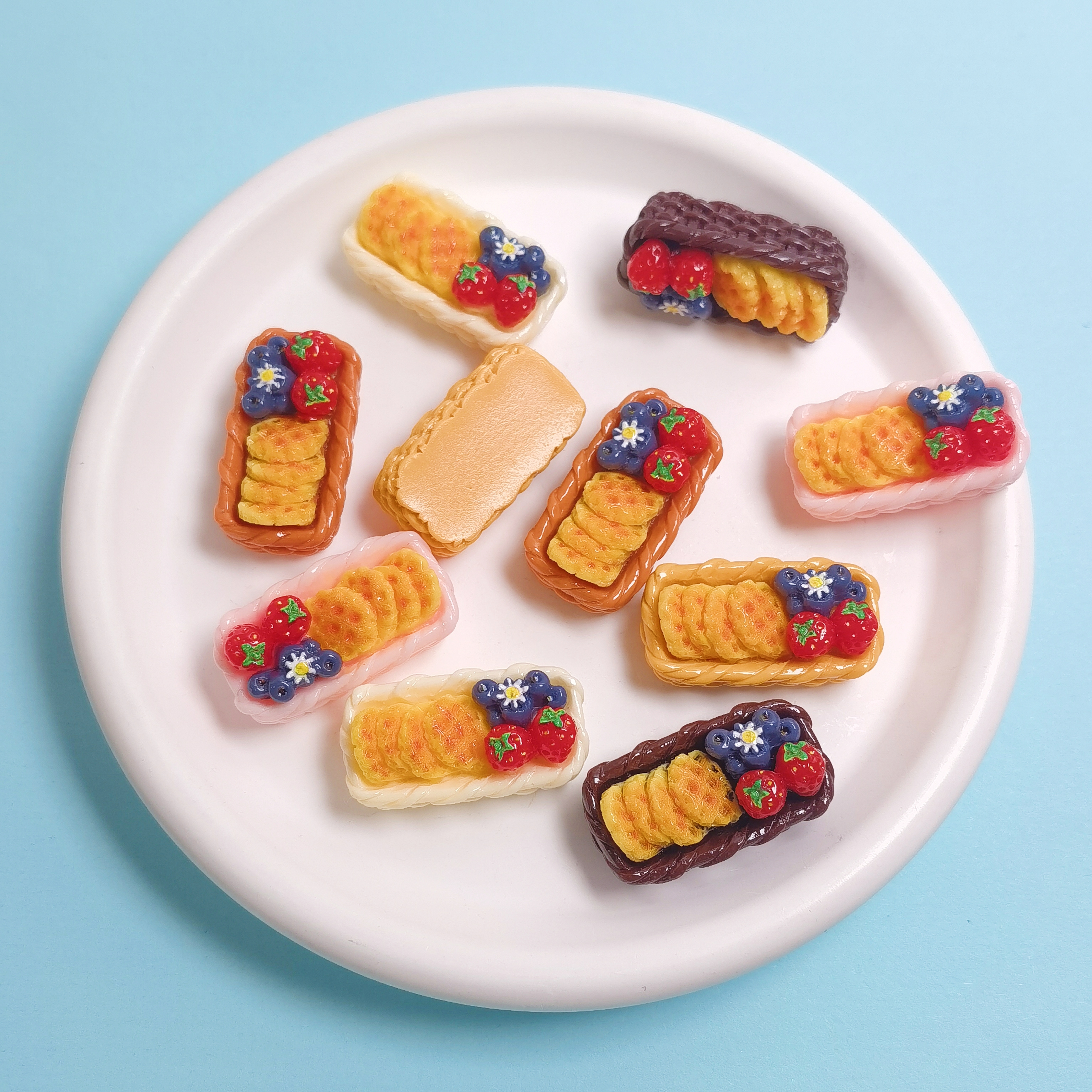 New Fruit Biscuits Basket Resi - Phone Accessories Doll recension och pris
