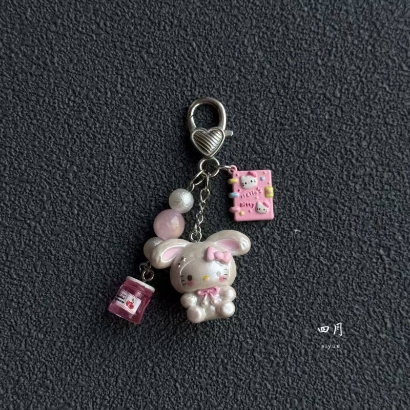 Kawaii Hello Kitty Pink Cat Bo - Phone Accessories Doll recension och pris