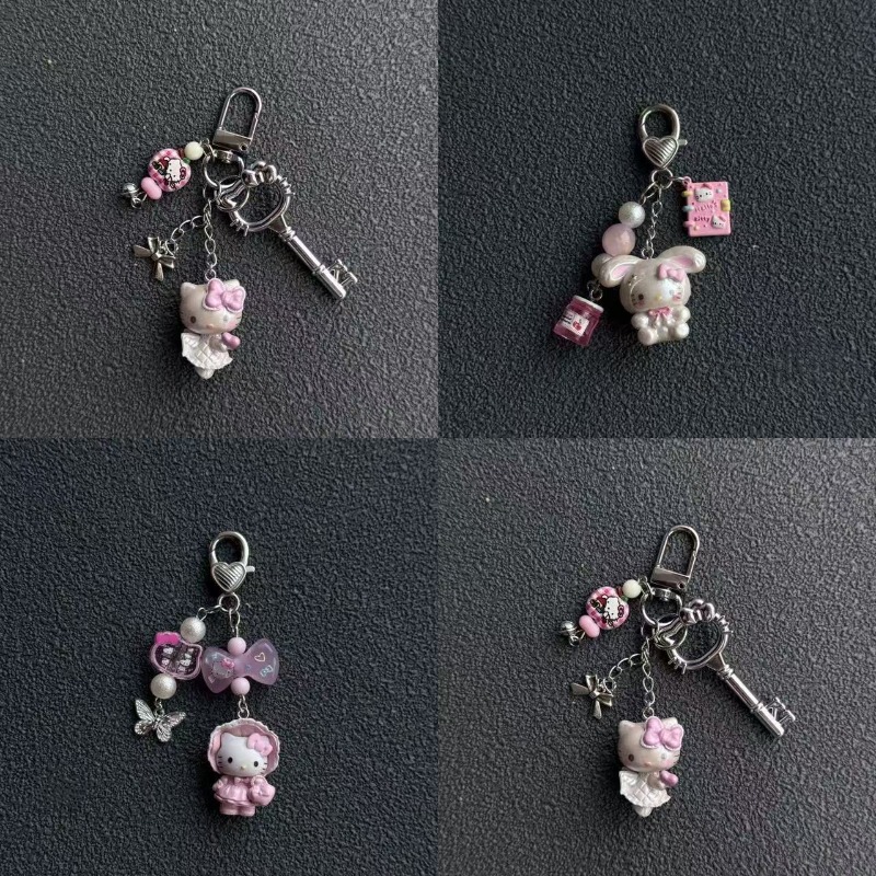 Kawaii Hello Kitty Pink Cat Bo - Phone Accessories Doll recension och pris