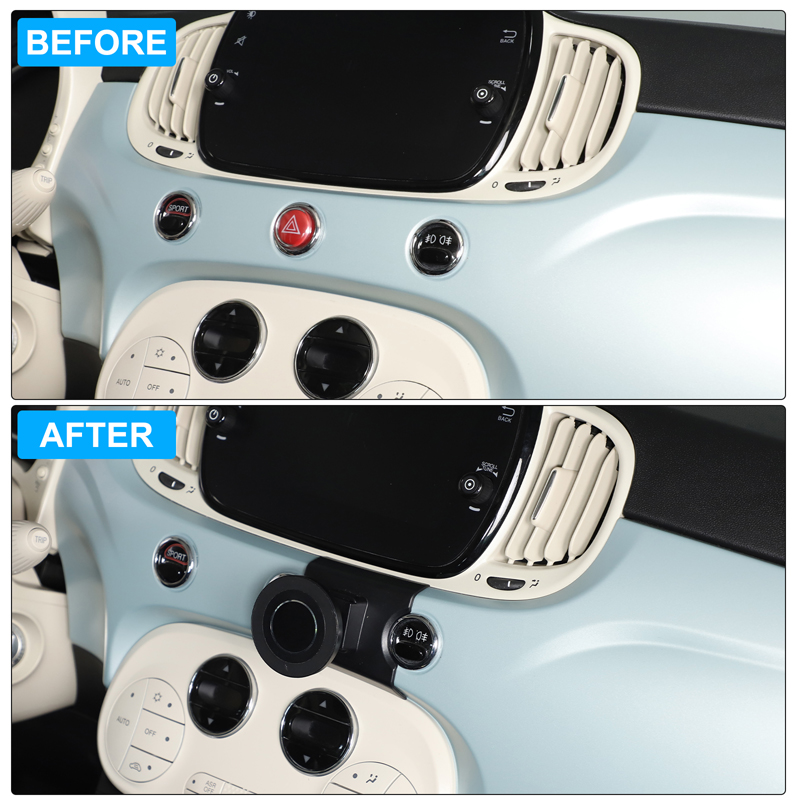 For Fiat 500 2007-2026 Center  - Phone Accessories Under 500 recension och pris