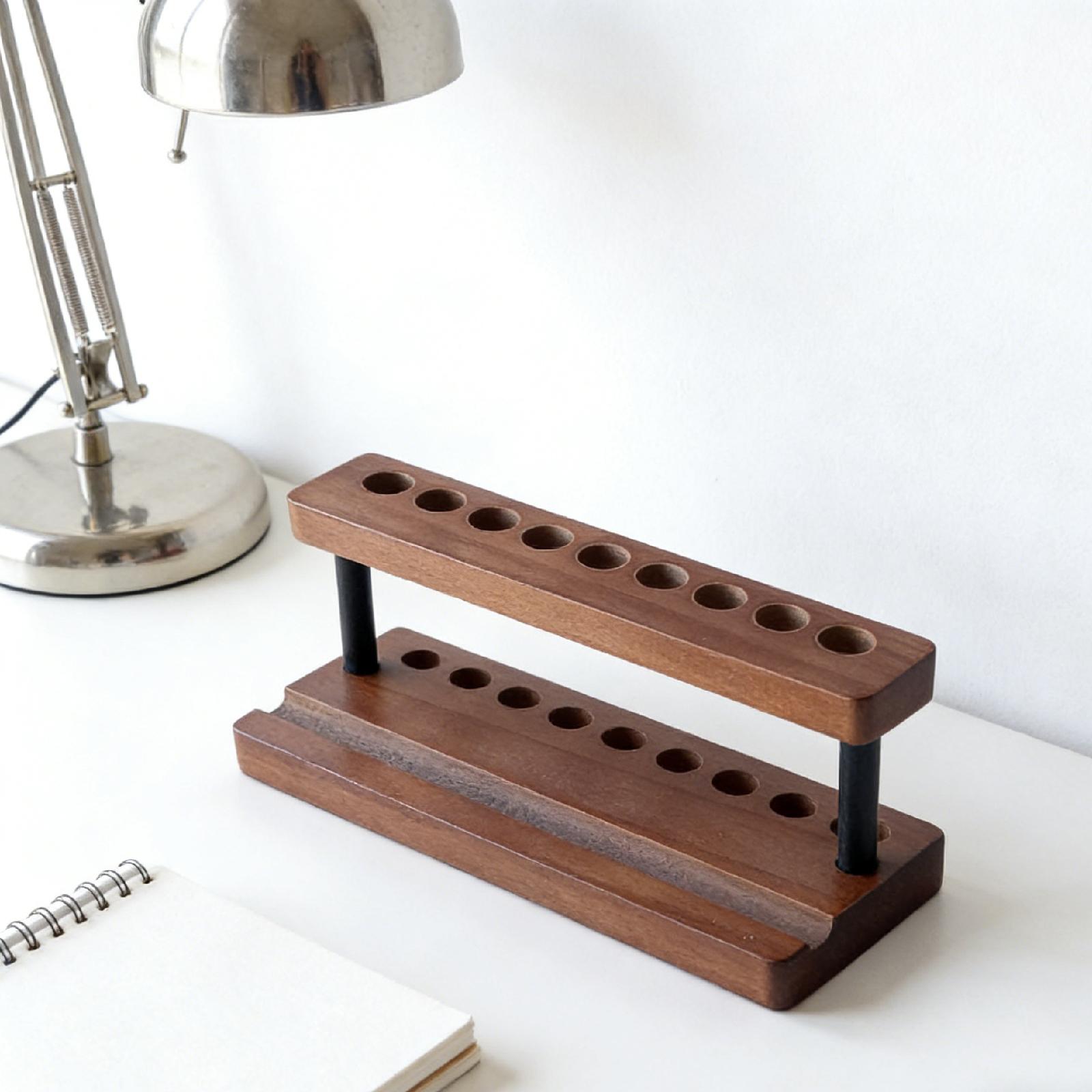 Pen Display Rack Wooden 9 Slot - Phone Accessories Rack Display recension och pris