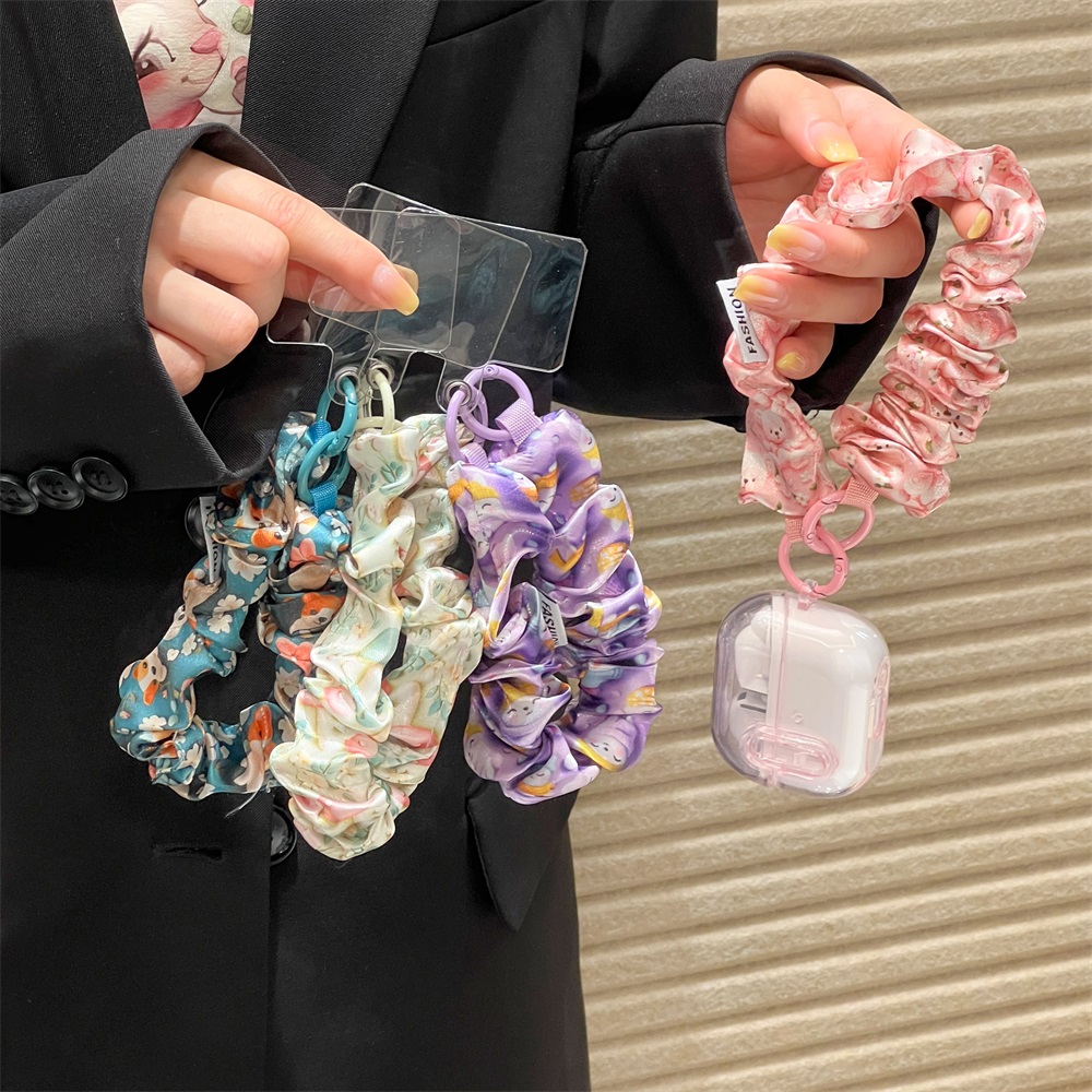 Women Silk Satin Scrunchies Un - Lanyard Phone Strap recension och pris