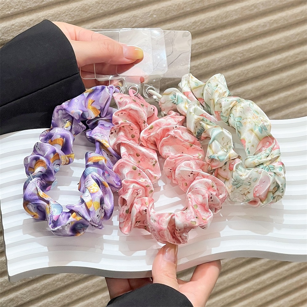 Women Silk Satin Scrunchies Un - Lanyard Phone Strap recension och pris