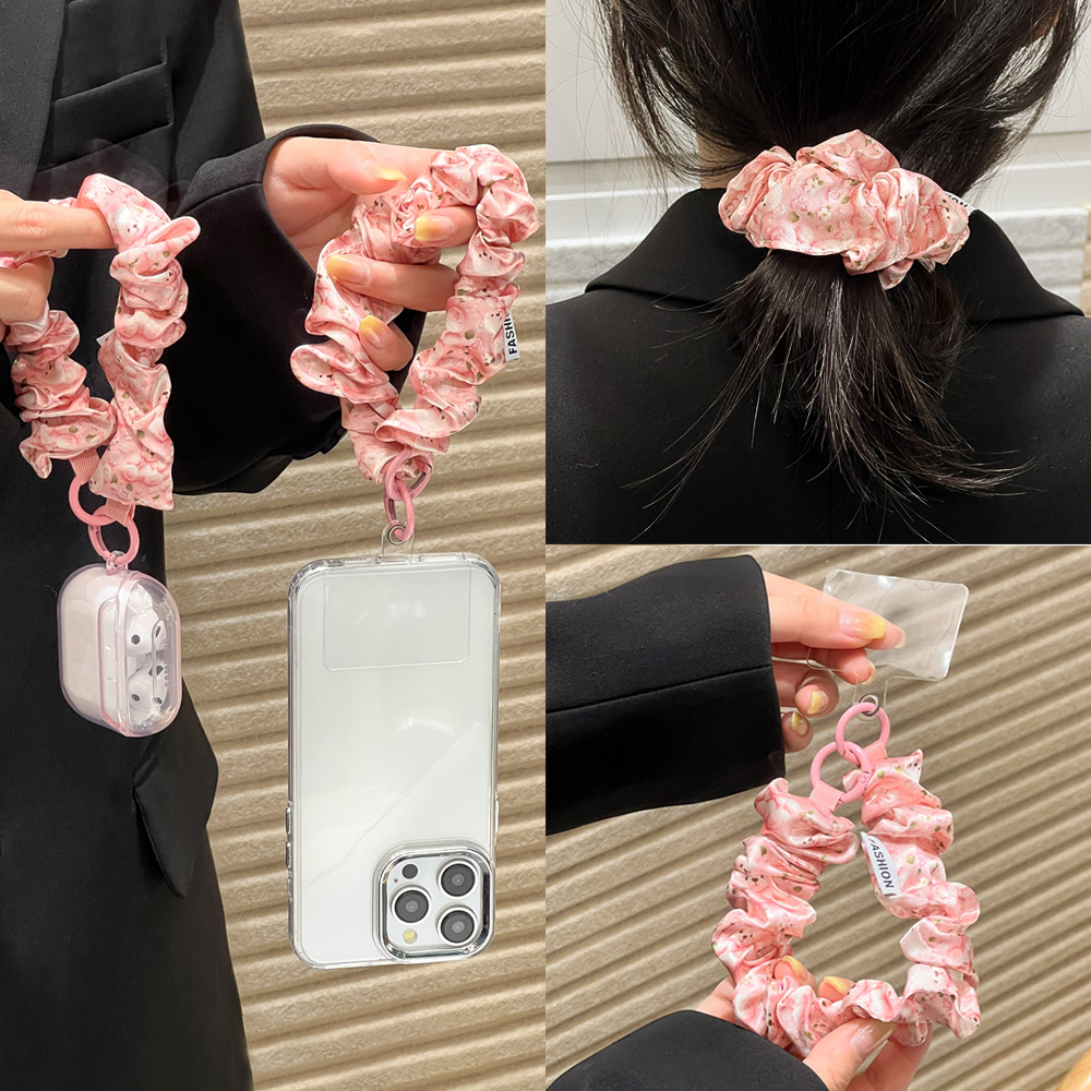 Women Silk Satin Scrunchies Un - Lanyard Phone Strap recension och pris