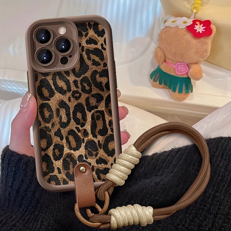Wrist Strap Leopard Print  Pho - Lanyard Phone Strap recension och pris