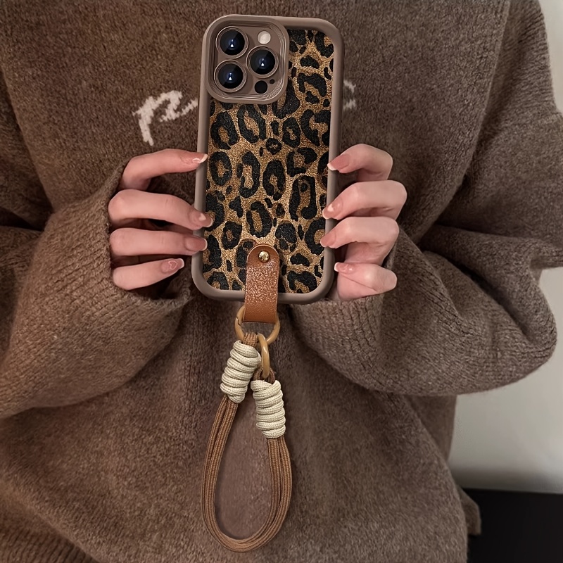 Wrist Strap Leopard Print  Pho - Lanyard Phone Strap recension och pris