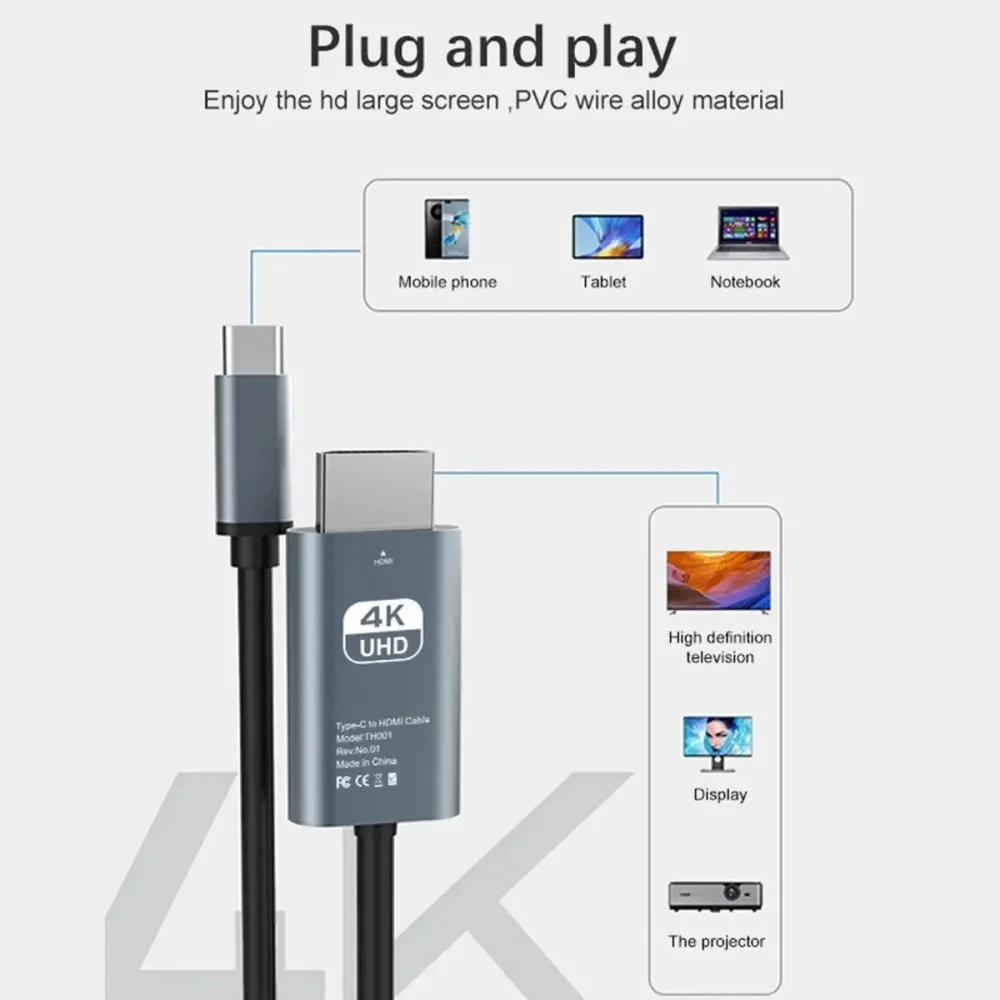 USB C to HDMI 4K Adapter, Type - Hdmi Phone Adapter recension och pris