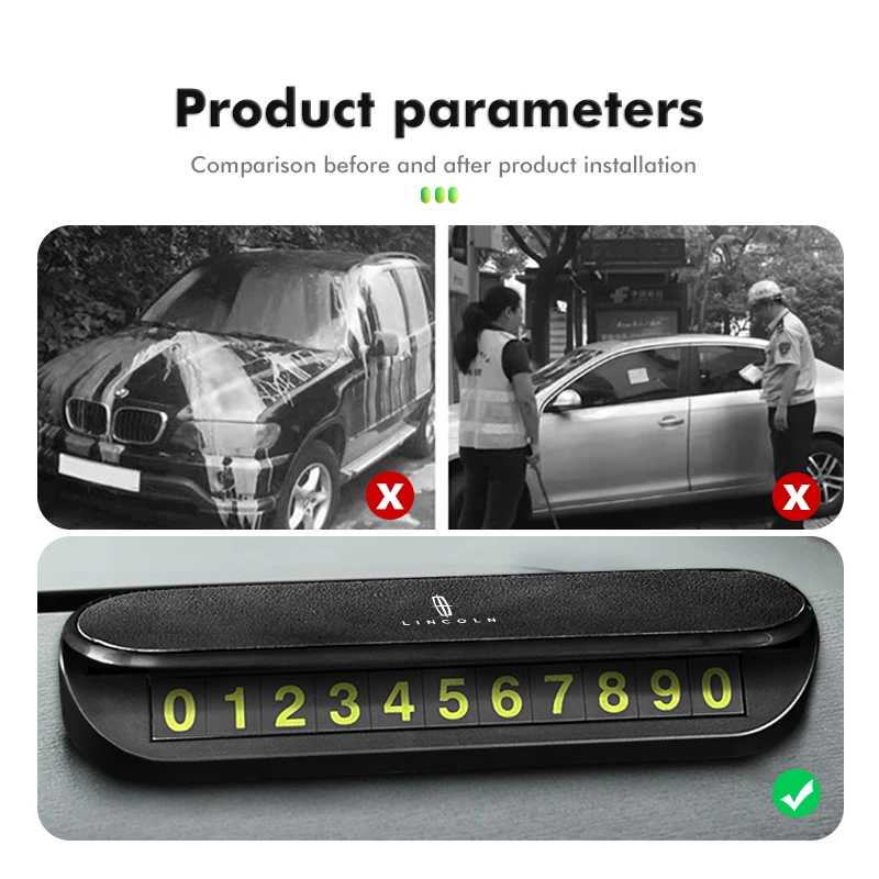 For Lincoln Parking Stop Sign  - Phone Accessories Flyer recension och pris