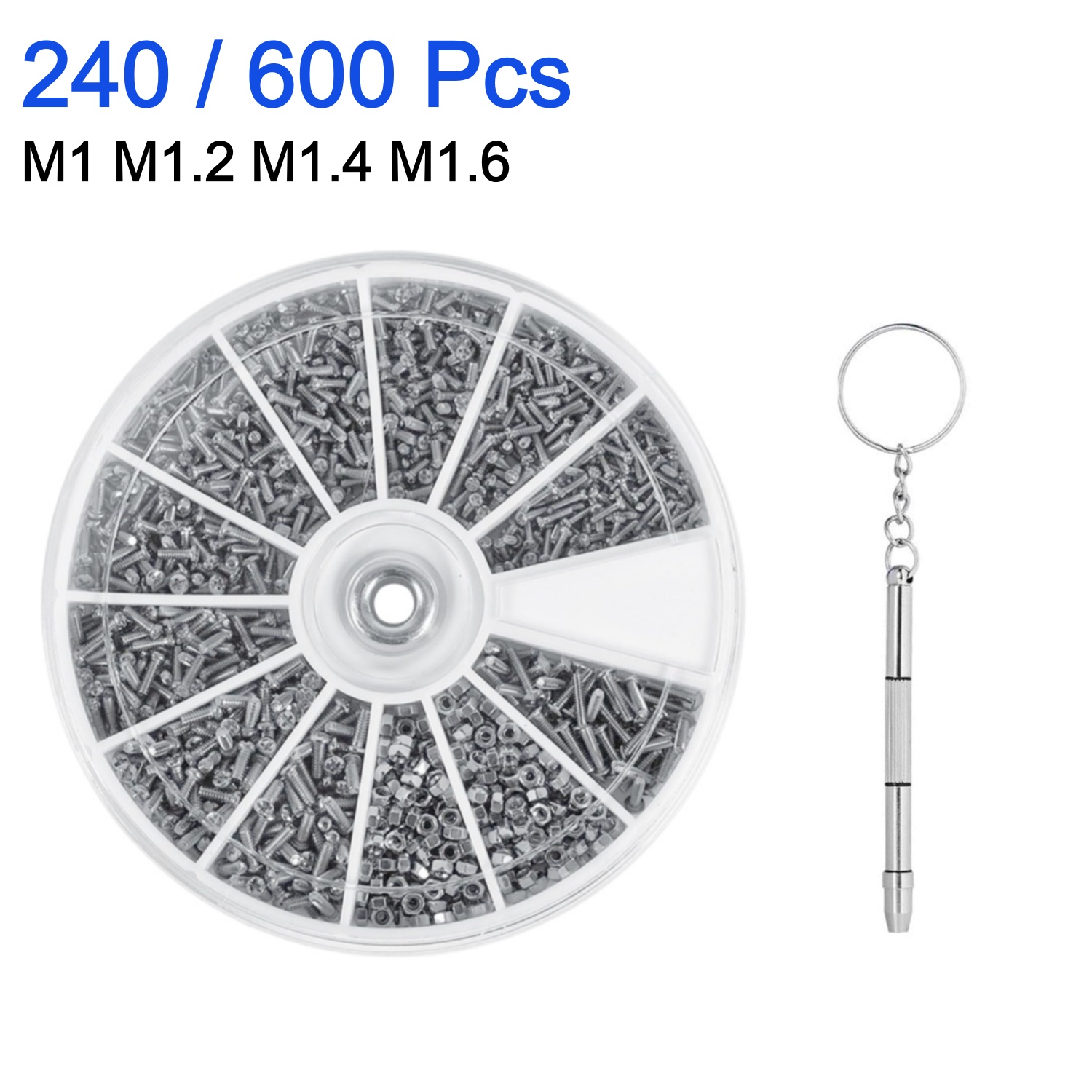 240/600Pcs small screw nut scr - Phone Repair Kit recension och pris