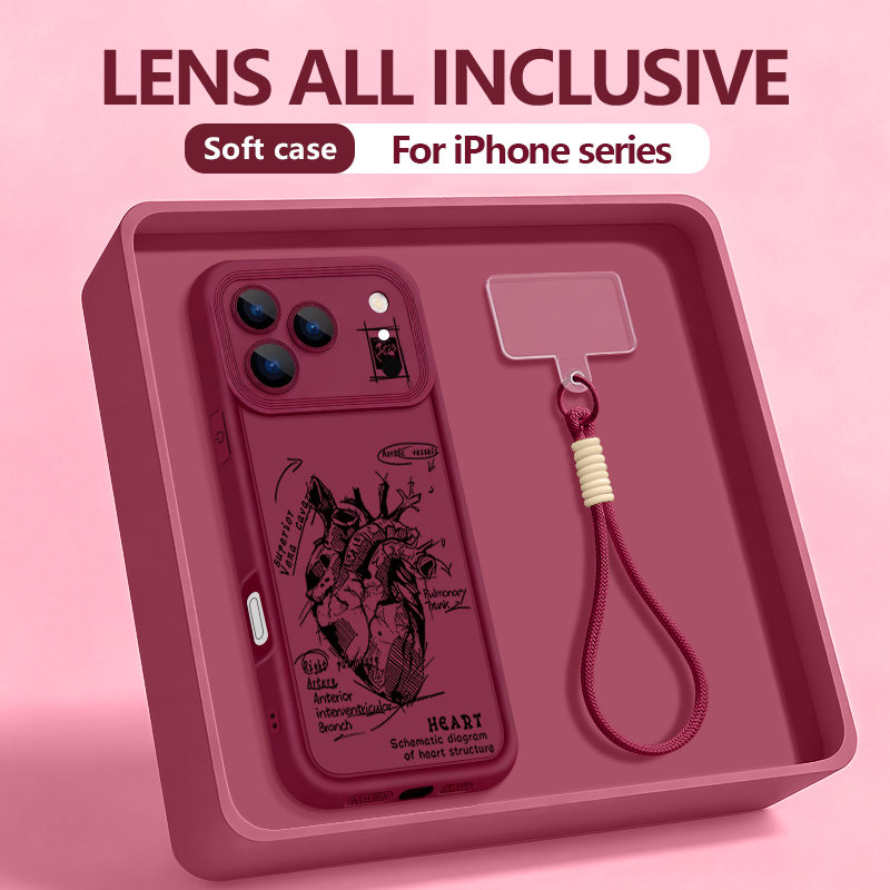 Creative Heart Model Pattern L - Lanyard Phone Strap recension och pris