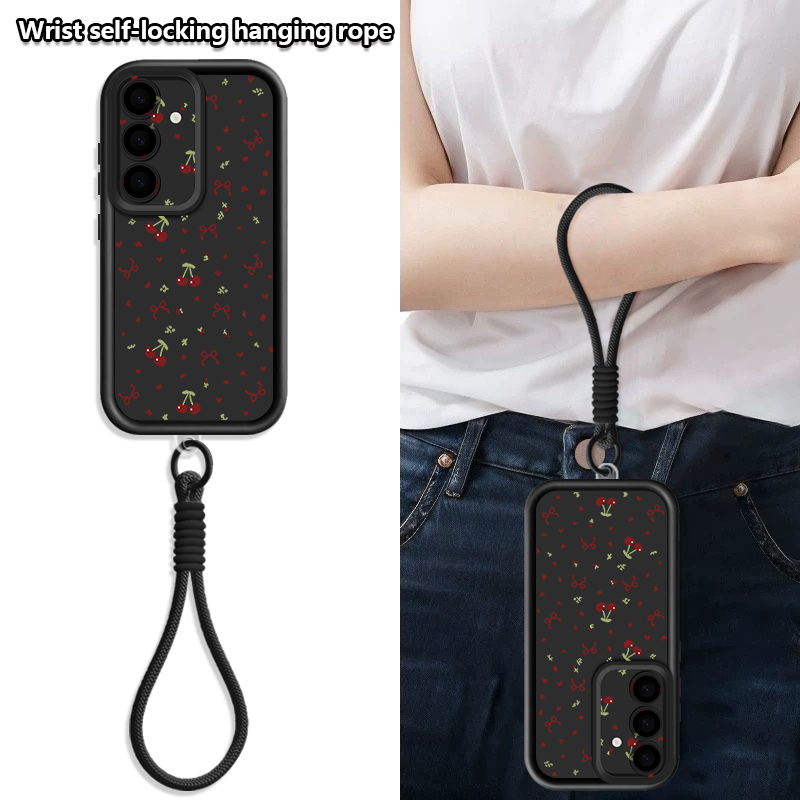 Little Cherry Pattern Lanyard  - Lanyard Phone Strap recension och pris
