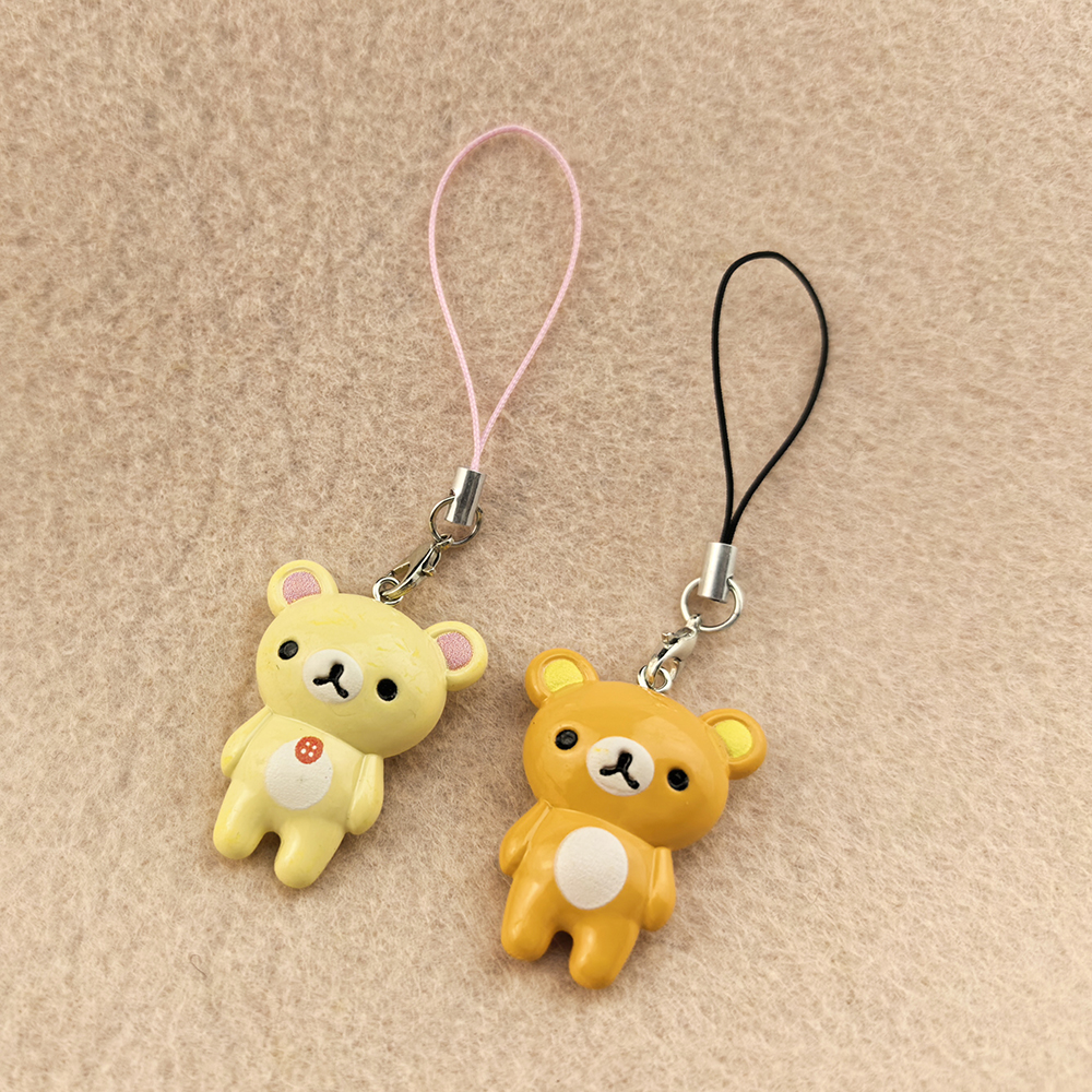 2pcs/set Kawaii Rilakkuma Easy - Phone Accessories Doll recension och pris