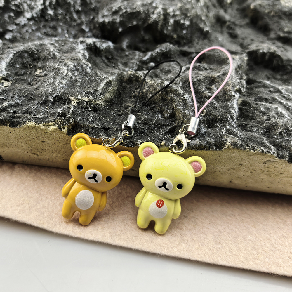 2pcs/set Kawaii Rilakkuma Easy - Phone Accessories Doll recension och pris