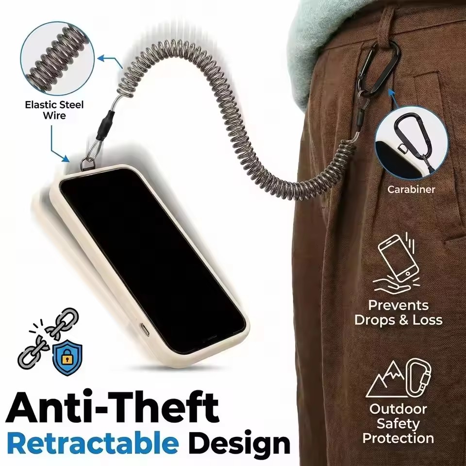 Retractable Safety Lanyards An - Lanyard Phone Strap recension och pris