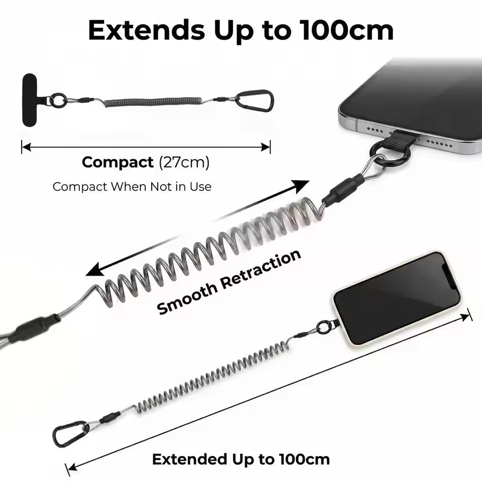 Retractable Safety Lanyards An - Lanyard Phone Strap recension och pris