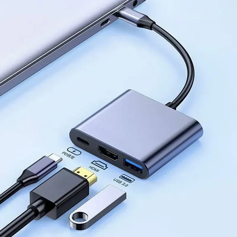 Type-C 3-in-1 Multiport Adapte - Hdmi Phone Adapter recension och pris