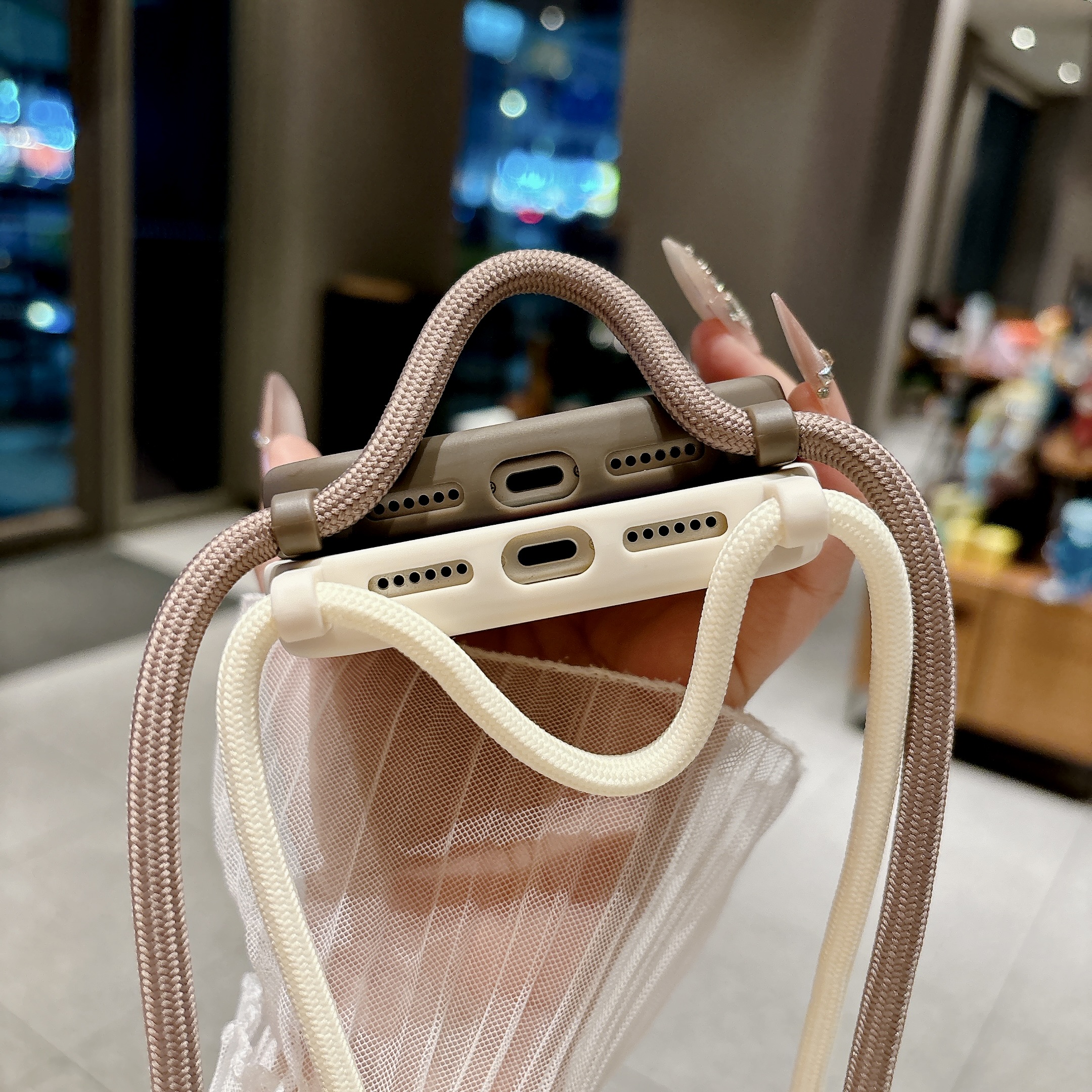 Phone Case For iPhone 17 16 15 - Lanyard Phone Strap recension och pris