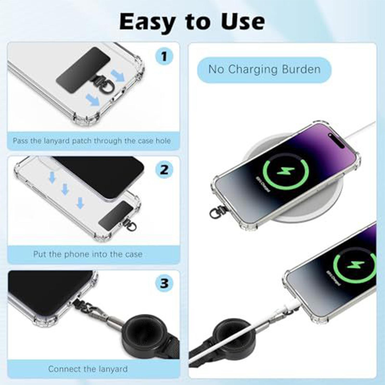 Retractable Phone Lanyard Anti - Lanyard Phone Strap recension och pris
